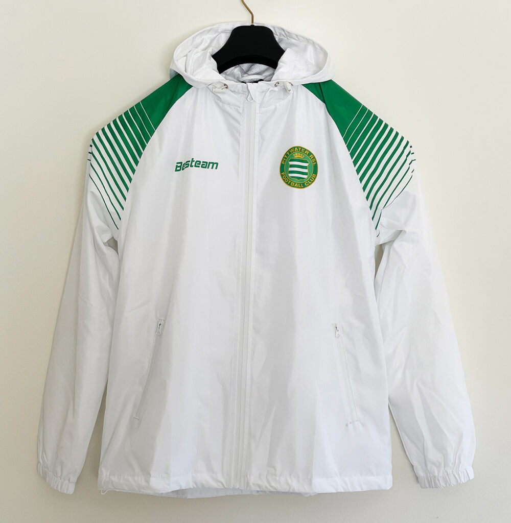 Rain Jacket Coaching White Pittwater RSL FC